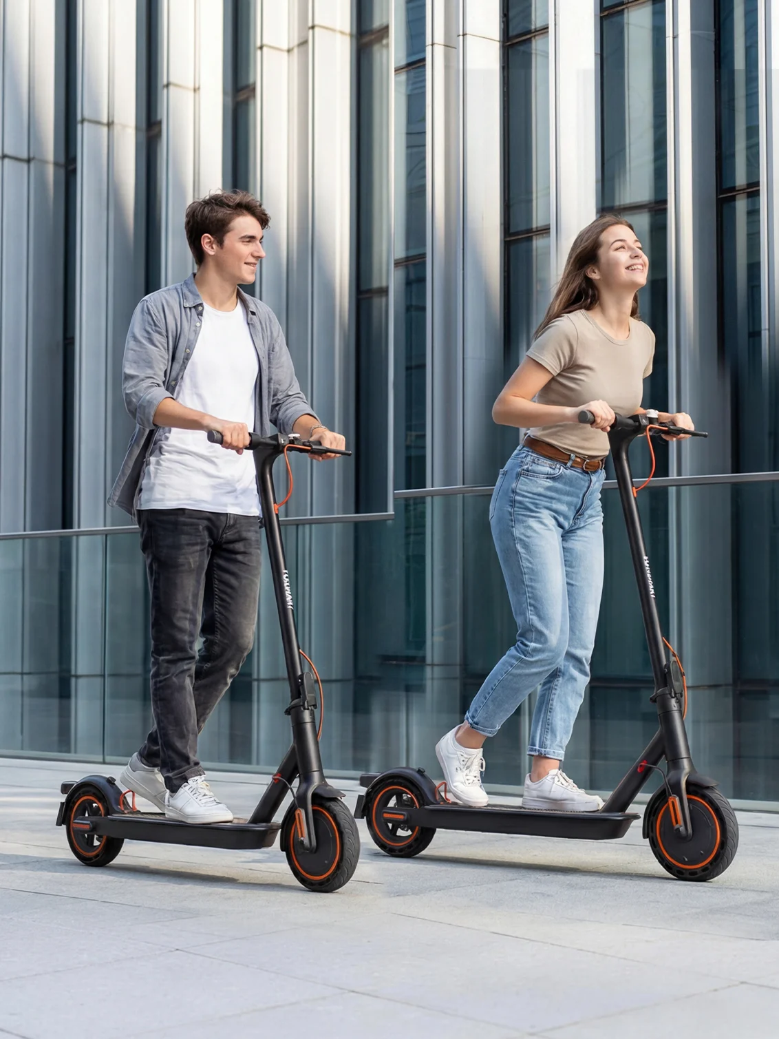 Elektrische scooter voor volwassenen T3, 36V 7.8Ah, 350W borstelloze motor, 20-30 km bereik, 10-inch banden, elektrische stads scooter, APP - afbeelding 2