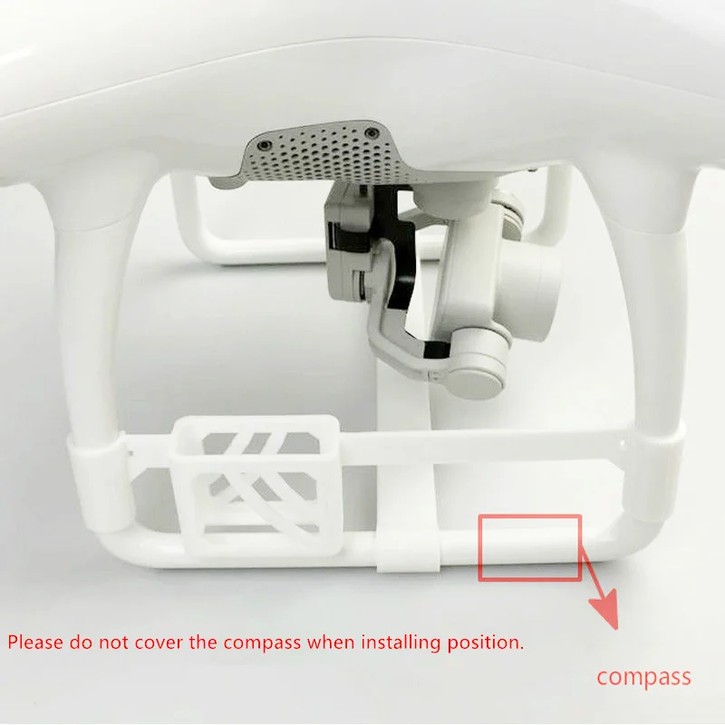 Phantom 4 Accessories RF-V16 GPS Tracker Locator Fixed Bracket Holder 3D Printed For dji Phantom 4 Drone