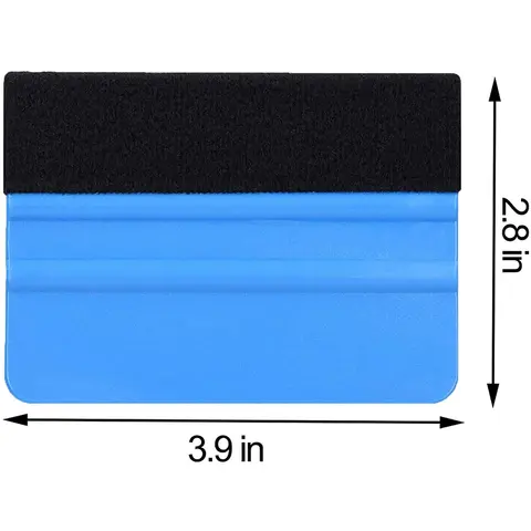 1-4 Pcs Car Film Scraper Vinyl Wrap Film Card Squeegee Auto Foil Wrapping Suede Felt Scraper Car Styling Sticker Accessories 8 best sales car squeegee - №2