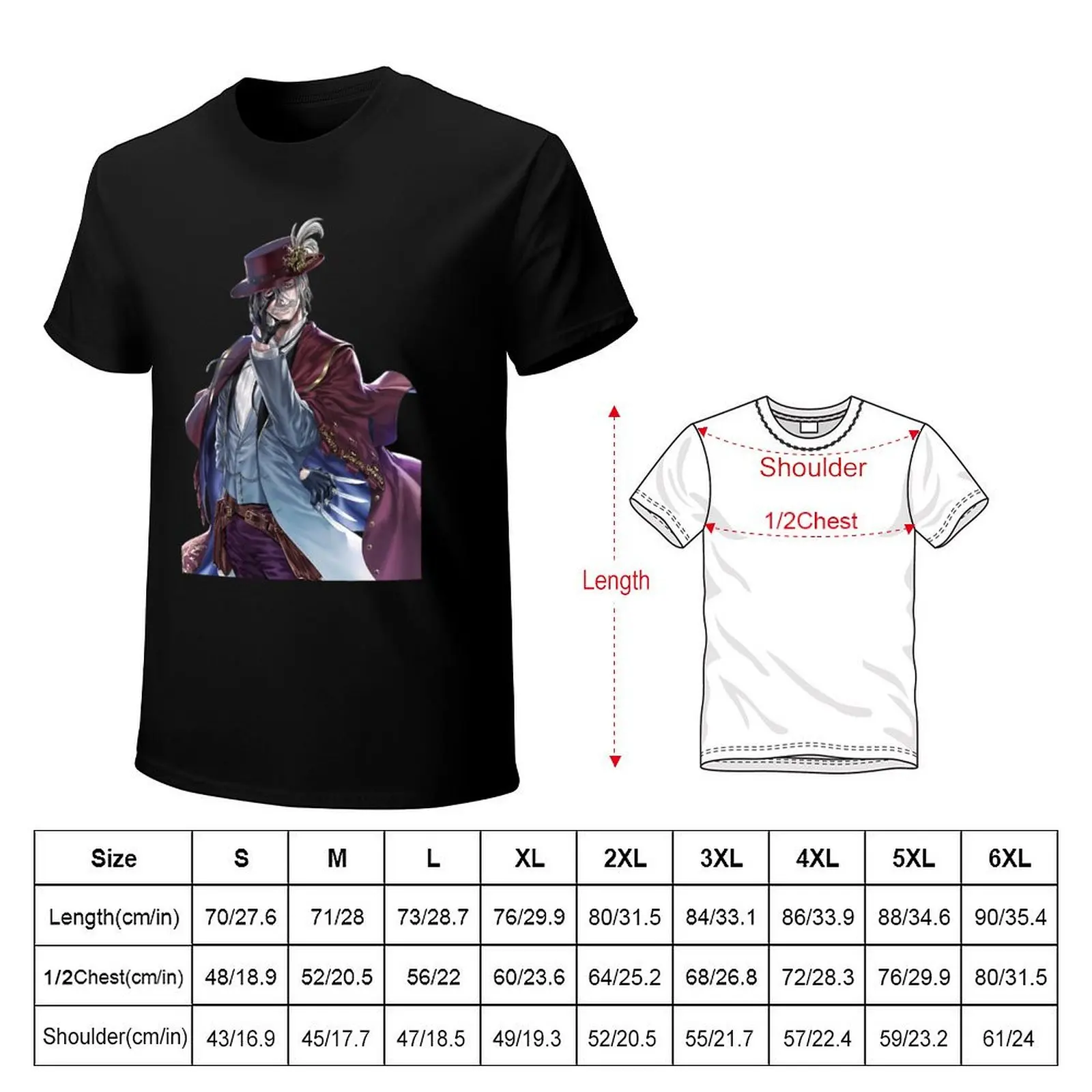 Jack the Ripper Record Of Ragnarok T-Shirt hippie clothes shirts graphic tees blanks for a boy mens graphic t-shirts pack