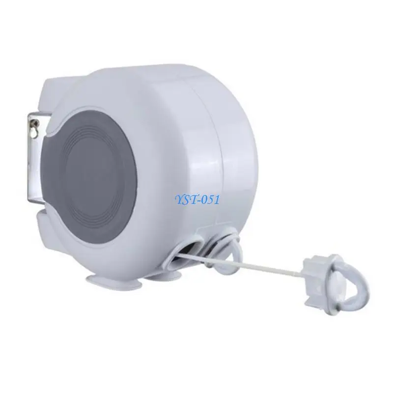 

E15A Outdoor Wall Mounted Drying Line Enduring Clothesline 26m Long Telescopic Washing Line Clothes Drying Line