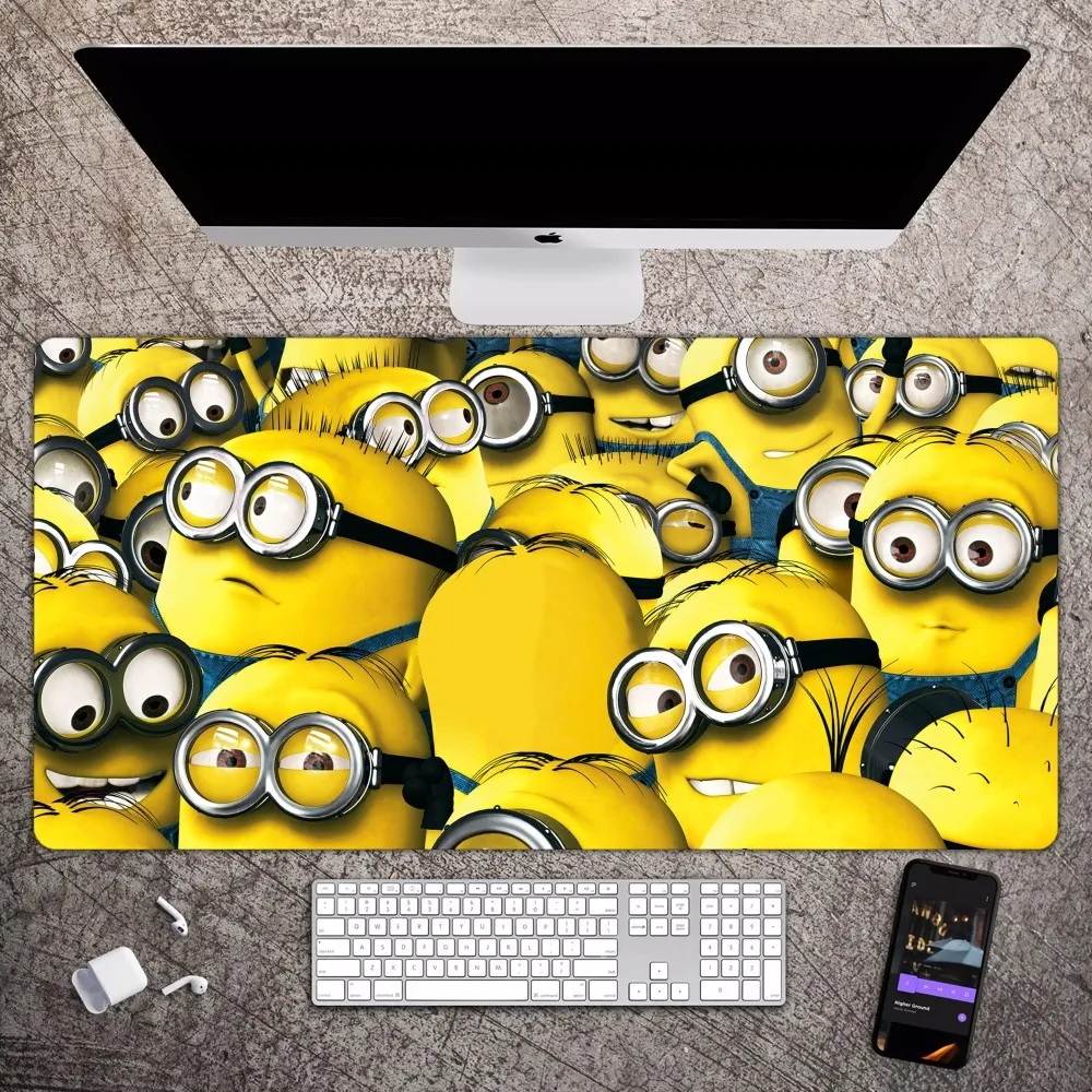 Imagem -03 - Beast Kingdom Minions Mousepad Grande Computação de Jogos Gamer pc Teclado Mouse Mat