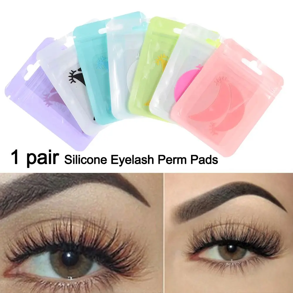 Patch pour les yeux en silicone, coussinets pour la permanente des cils, applicateur de levage sous les yeux, coussinets anti-rides, masque pour les yeux