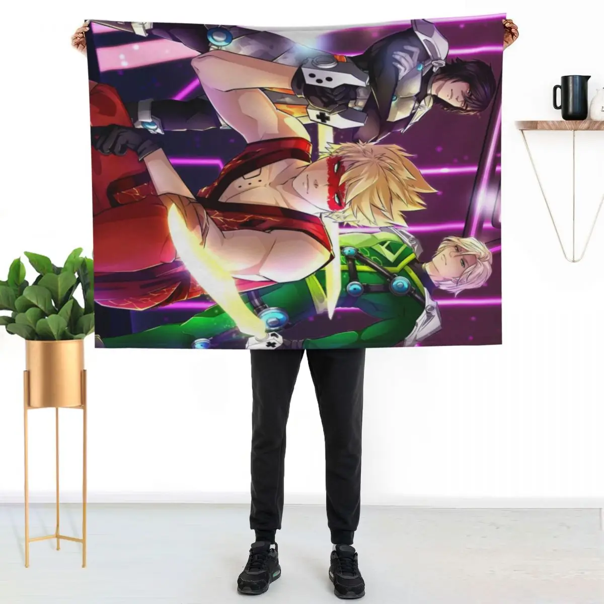 Arcade Fight Throw Blanket Retros Beach sofa bed warm for winter Winter beds decorative Blankets