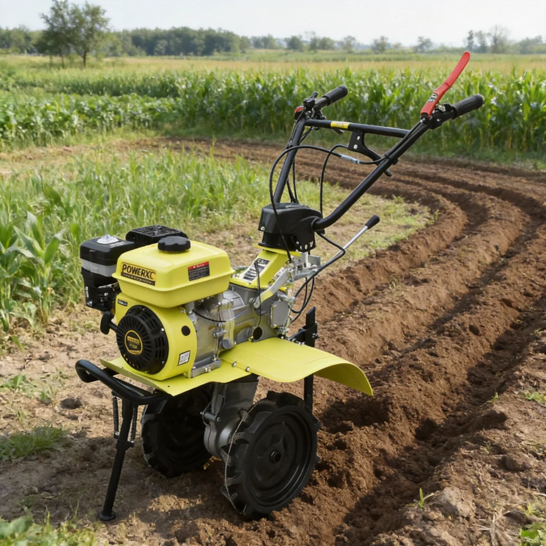 

Factory Wholesale Multifunctional Rotary Tiller 4KW 9HP High Productivity Fuel-Saving Ploughing Machine for Farm Use