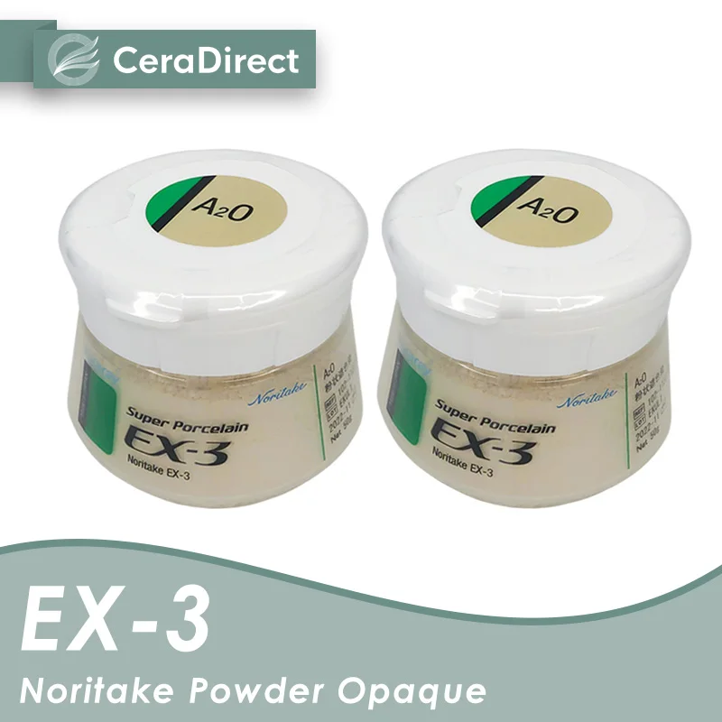 

Kuraray Dental Lab Noritake EX-3 Powder Opaque Dental Metal Super Porcelain Powder (50g) A1O A2O A3O Made in Japan