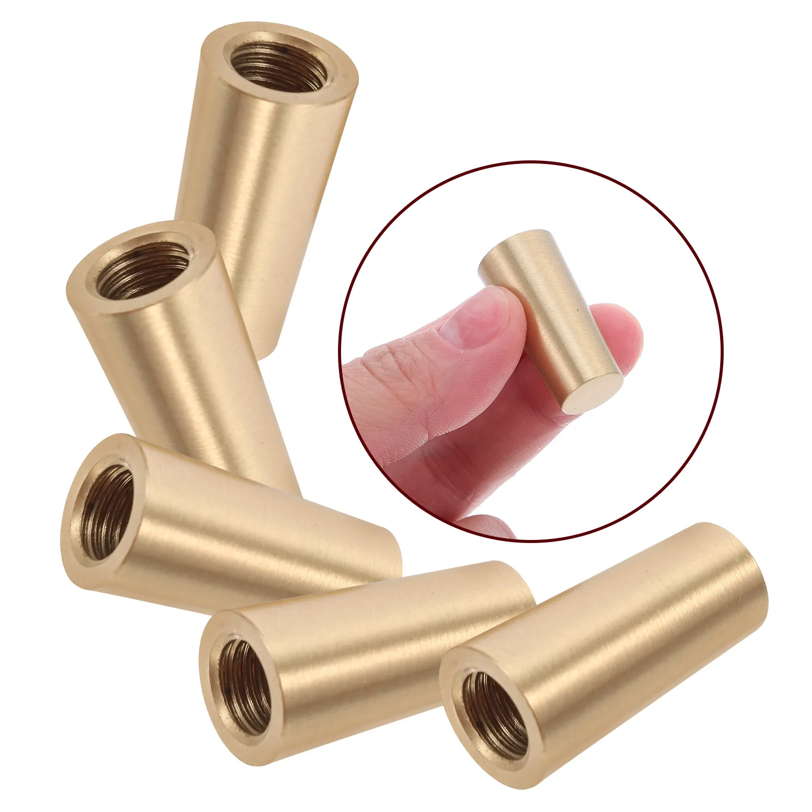 

Набор из 8 латунных конических ножек премиум-класса для деревянных подносов, разделочных досок, шкатулок для украшений, подставок-витрин