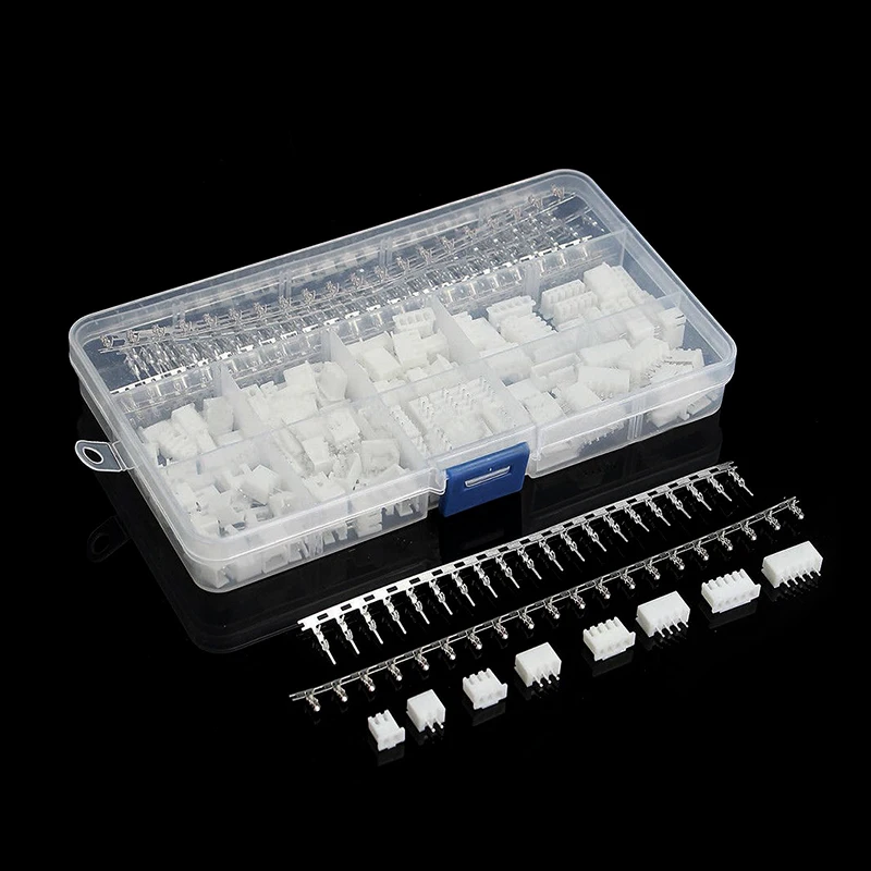 

560Pcs/box XH2.54 2p 3p 4p 5p pin 2.54mm Pitch Terminal Kit Housing Pin Header Connector Wire Connectors Adaptor XHP- B2B JST-XH