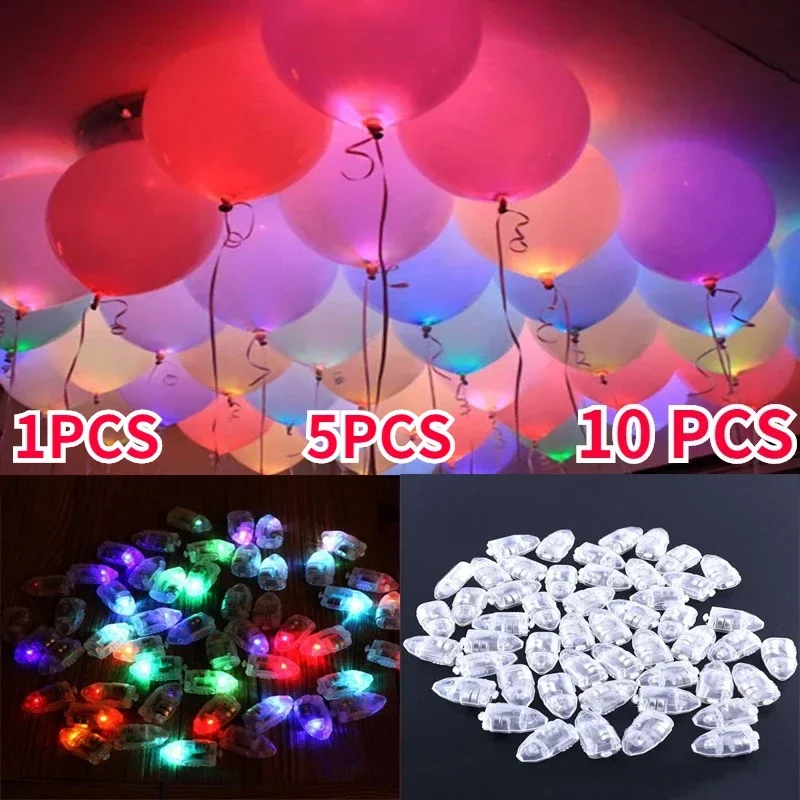 Luzes de balão led colorido mini lanterna balão lâmpadas 1/5/10 pçs aniversário casamento decoração do natal feriado ao ar livre jardim festa