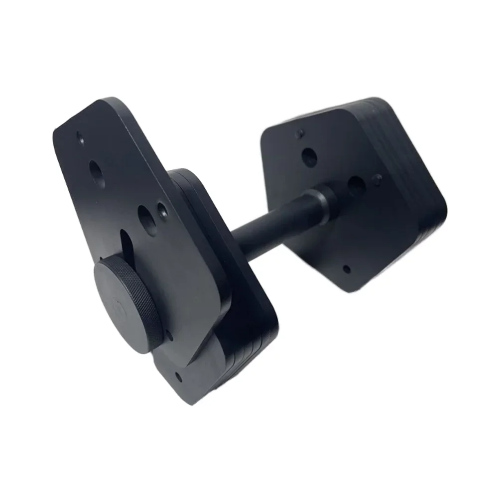 24Kg to 36Kg Home Gym Adjustable Steel Fitness Dumbbell Square Decagon Free Weight Rubber Coated Iron with 80Lb 40Kg Insert Type