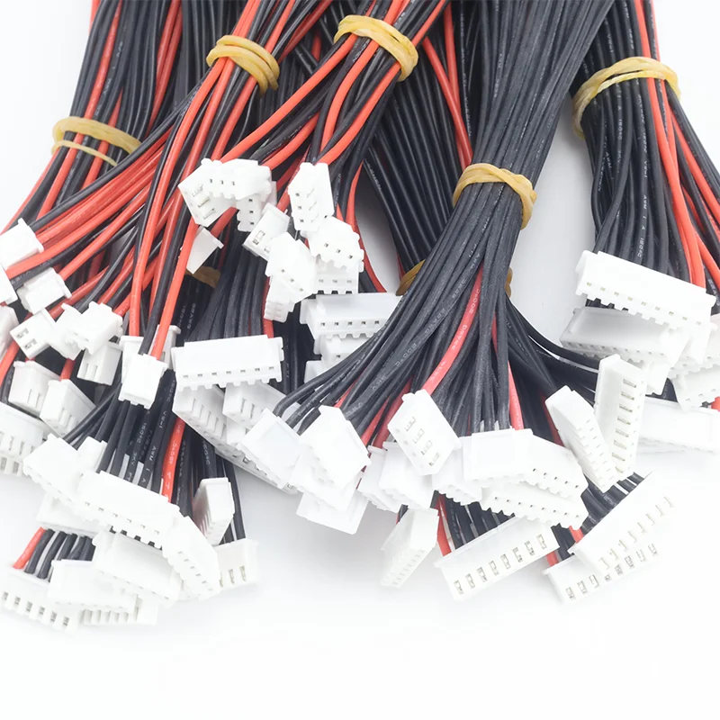 6pcs/lot 1S 2S 3S 4S 5S 6S 7S 8S  22AWG 100mm Lipo Battery Balance Charger Cable Imax B6 Connector Plug Cable Aviation RC Model