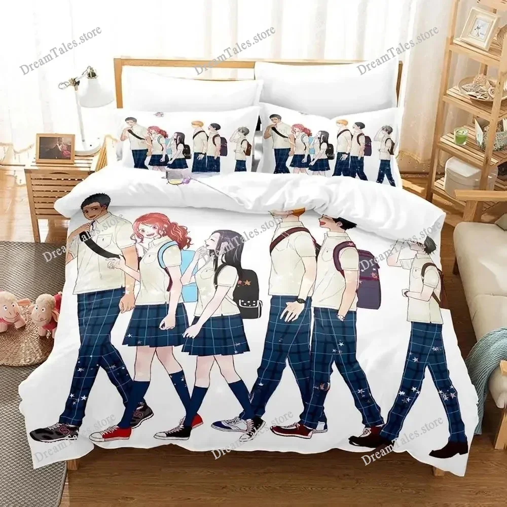 Romantic Killer Bedding Set Single Twin Full Queen King Size Bed Set Adult Kid Bedroom Duvet Cover Sets 3D Anime Luxury Gift