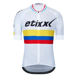 New Men Short Sleeve Bicycle Jersey Summer Cycling MTB Bike T-shirt Outdoor Cycling Jersey Bike Clothing Quick drying