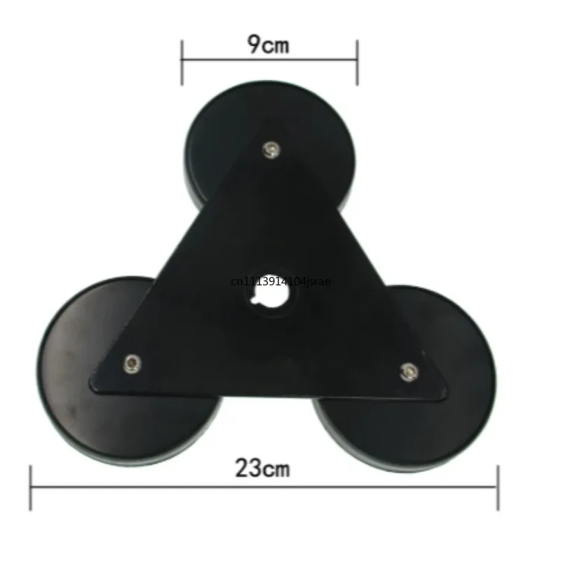 Vehicle Antenna Mount Base, X1 Triangular Heavy‑Duty Magnetic Suction Bracket, for 50‑3 Feeder RG58U Connector