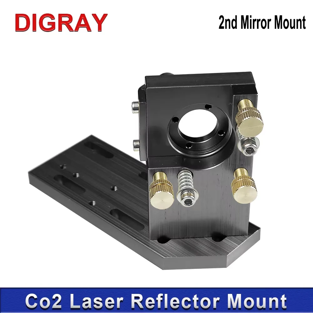 

DIGRAY Co2 Лазерный отражатель Держатель зеркала Второе зеркало с креплением для лазера 25 мм Зеркальное крепление Встроенное крепление для гравировального станка Co2