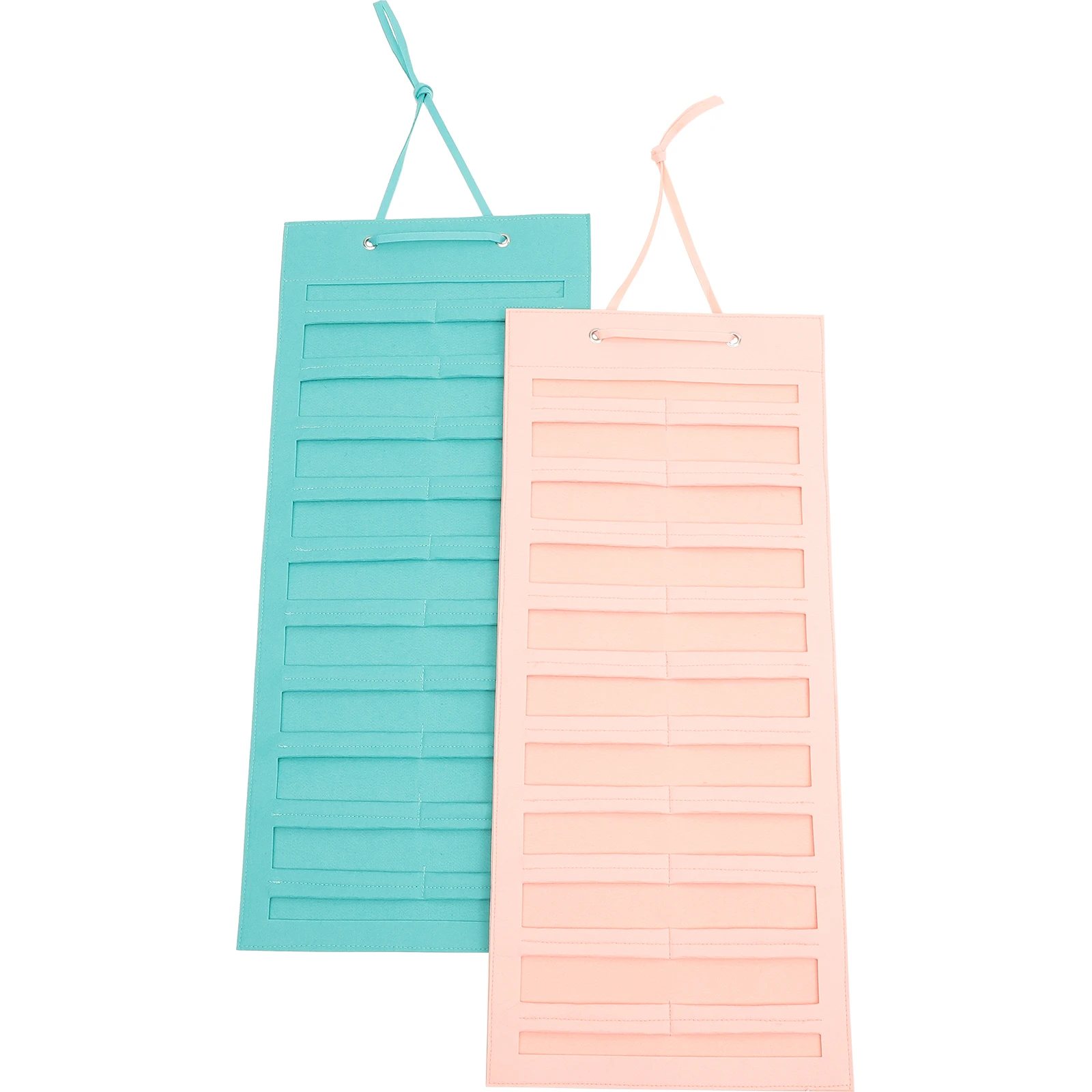 

2 Pcs Glasses Bag Accessories Hair Accessory Organizer for Girls Felt Hanging Headband Holder Clip Sunglasses Storage