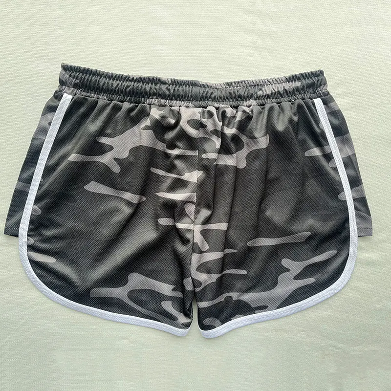 2024 Summer Men\'s Cross border Loose, Cool, Comfortable, Casual Sports Camo Shorts