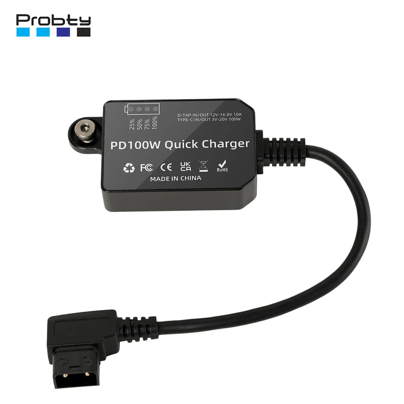 

Модуль двунаправленной зарядки и разрядки D-TAP V Mount/V-Lock с выходом PD 100W, USB-адаптер питания для монитора/камеры