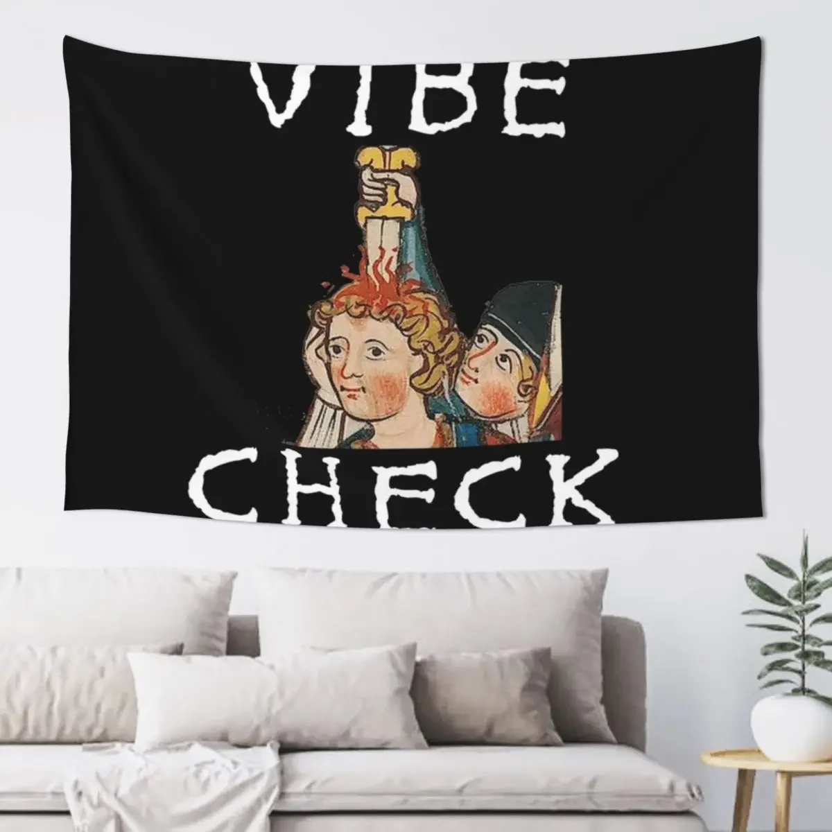 Vibe Check - Medieval, Bayeux Tapestry Outdoor Decor Aesthetic Room Decors Room Decorations Tapestry