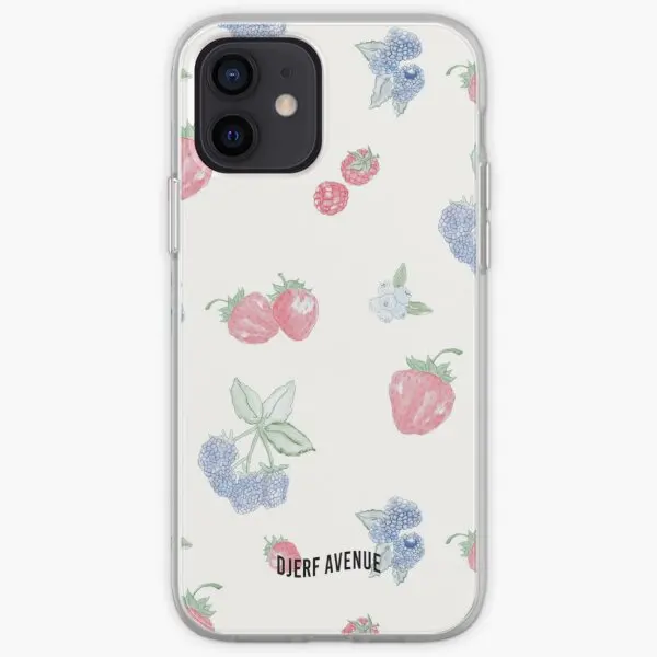 Summer Berries Print Iphone Tough Case Phone Case Customizable for iPhone X XS XR Max 11 12 13 14 Pro Max Mini 6 6S 7 8 Plus