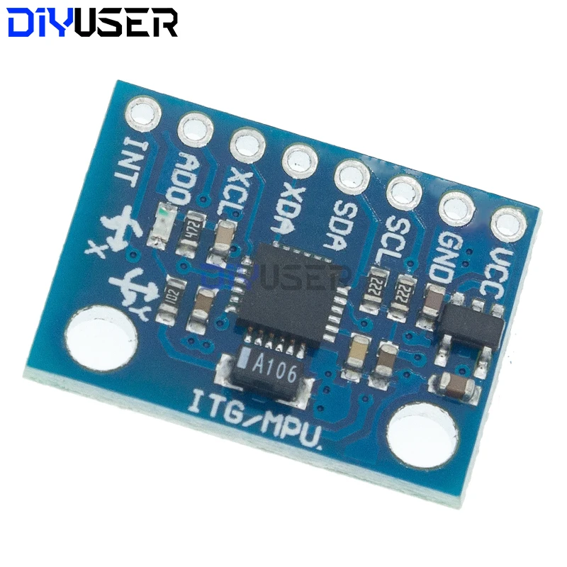 DIYUSER GY 521 MPU-6050 MPU6050 3 Axis Analog Gyro Sensors+ 3 Axis Accelerometer Module