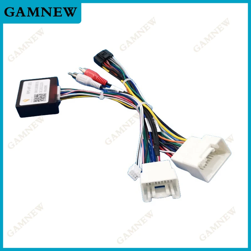 16Pin Car Wiring Harness Adapter Canbus Box Decoder For Mitsubishi Pajero V97 V73 V60 Outlander Android Power Cable