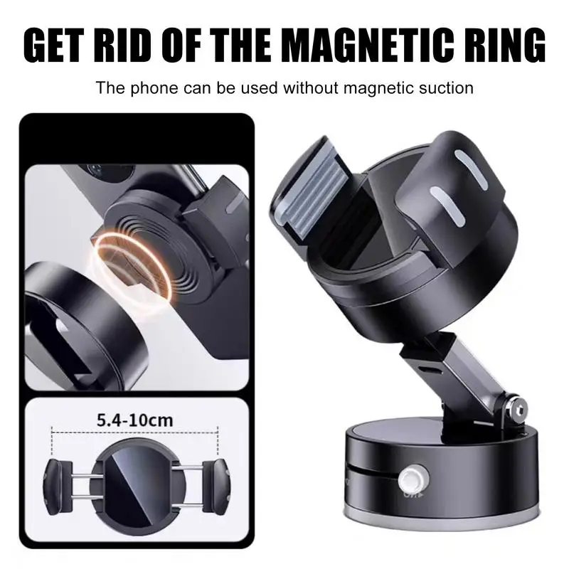 

Vacuum Magnetic Suction Cup Phone Holder 360 Adjustable Suction Phone Holder Foldable Acuum Swivel Stand Mobile Phone Holder