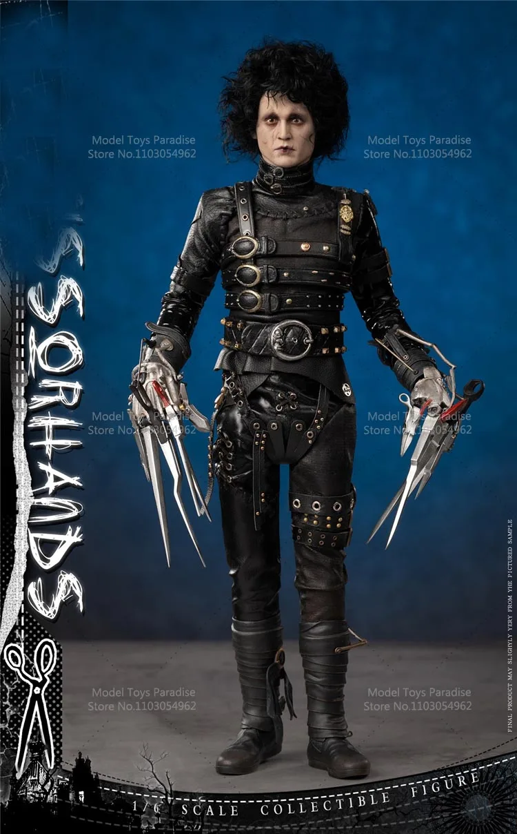 AANWEZIG SPEELGOED PT-sp52 1/6 Collectible Speelgoed Edward Scissorhands Mannen Soldaat Johnny Depp 12 inch Volledige Set Action Figure Model Gift