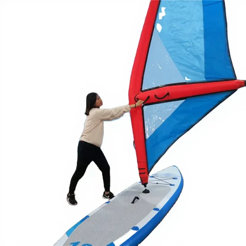 Hot-selling Inflatable Stand-up Paddle Board with Sail for Ocean Waters Unisex