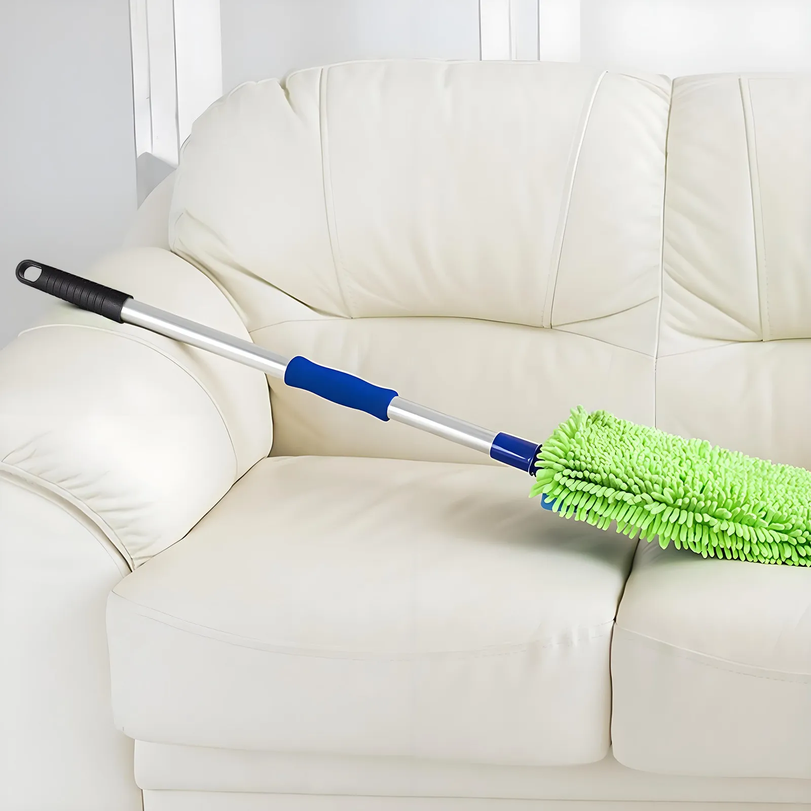 5Pcs Plastic Mop Handle Grip Replacement Parts with Hanging Hole for Broom Floor Brush Rods Comfortable Non-Slip Secure Grip