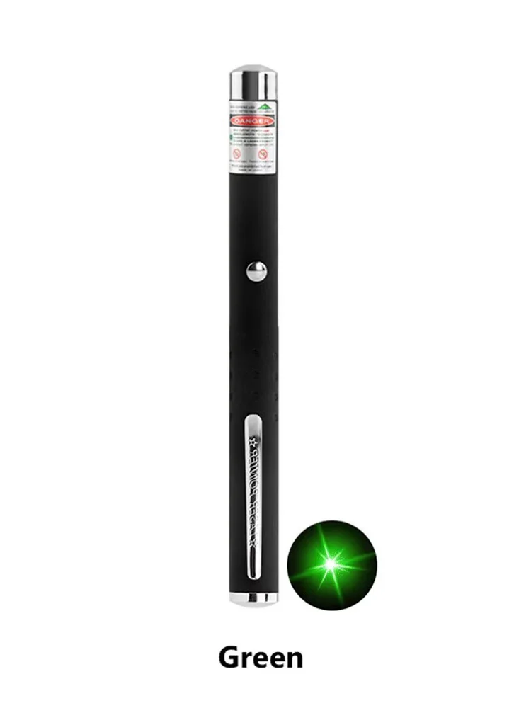Mini tragbarer LED-Grün-Rot-Laserpointer ohne Batterien, LED-Taschenlampe Laserstift Katzenspielzeug zum Kratzen und Spielen.