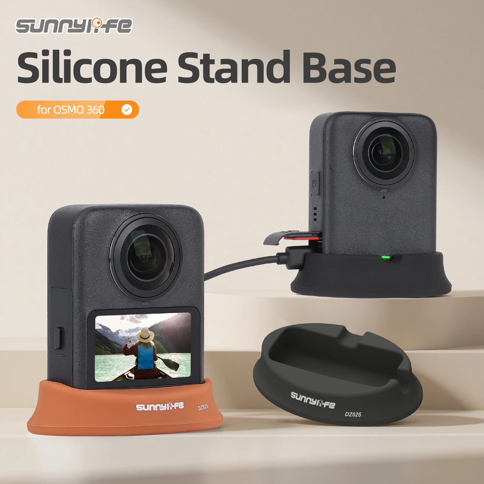 

For DJI OSMO 360 Desktop Fixed Base Silicone Soft Stand Holder Car/Tabletop Mount Stabilizer OSMO 360 Bracket Camera Accessories