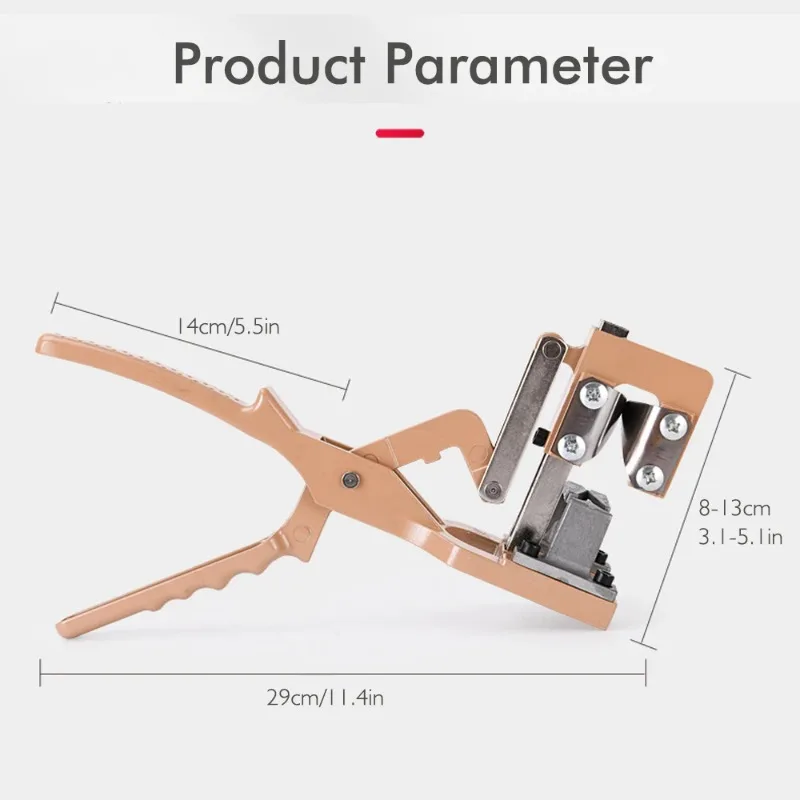 Large grafting tools, horticultural branch scissors, pruning of coarse plant branches, grafting scissors with blades