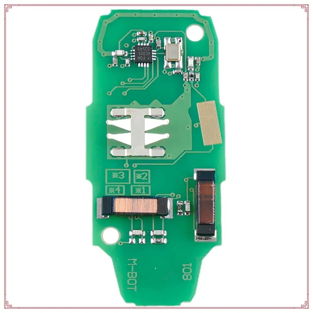 

Автомобильный умный дистанционный ключ с 3 кнопками, подходит для Ford Focus C-Max Mondeo Kuga Fiesta B-Max 433 МГц