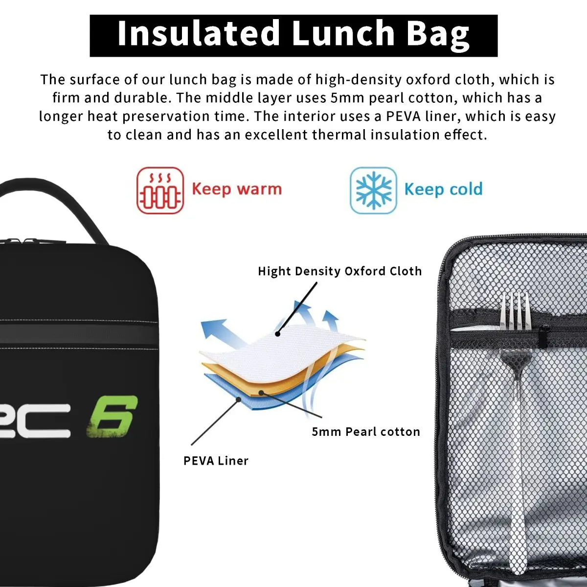 World Rally Championship WRC Insulated Lunch Bag for Women Kids Leakproof Food Boxes Thermal Lunch Box Tote