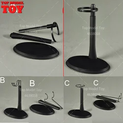 1/6 Scale Black Stand Action Figure Accessories Model Figure Body Display Stand Holder Fixed the Waist Adjustable Height