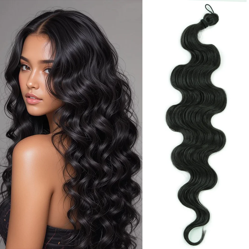 

Body Wave Crochet Braids Hair Synthetic High Temperature Fiber #30 #613 Bug P27-613 Blonde Braiding Hair Extensions 100g/pc