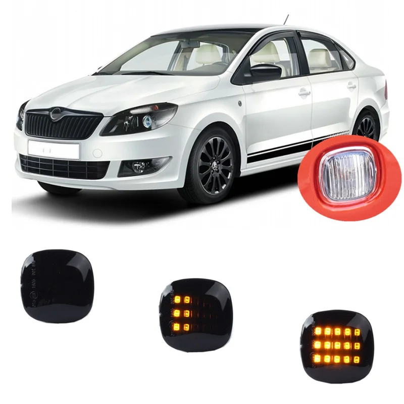 

Для Skoda Rapid NH 2012 2013 2014 2015 Facelift последовательная фотовспышка