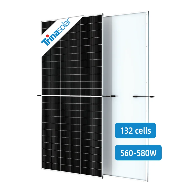 

Trina Solar Panels Rotterdam 210*182mm Mono Solar Cells 565W 570W 575W 580W PV Panels For Photovoltaic Panel System