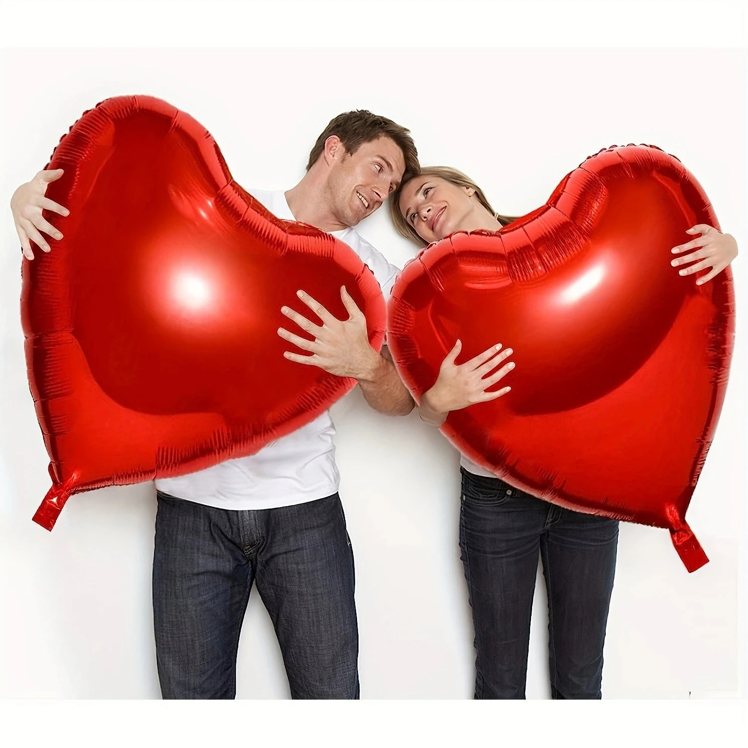 32 inch large red heart balloon Valentine\'s Day decoration heart-shaped balloon romantic decoration