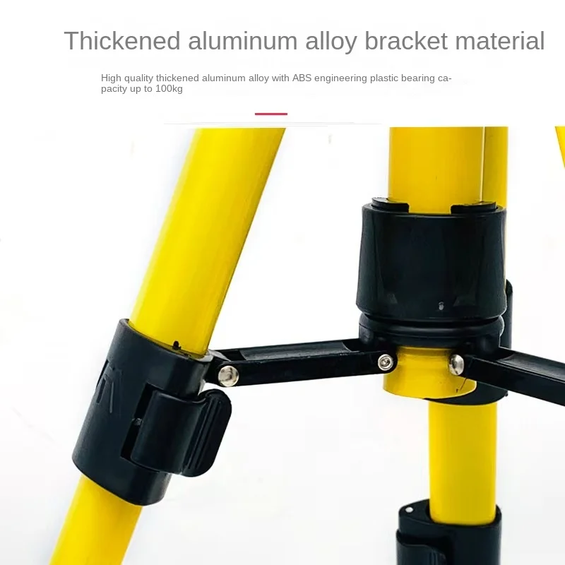 Laser Level Accessories Laser Level Tripod Adjustable Height Thicken Ferroalloy Tripod Stand for 1/1.2/1.6M Adjustment Tripod