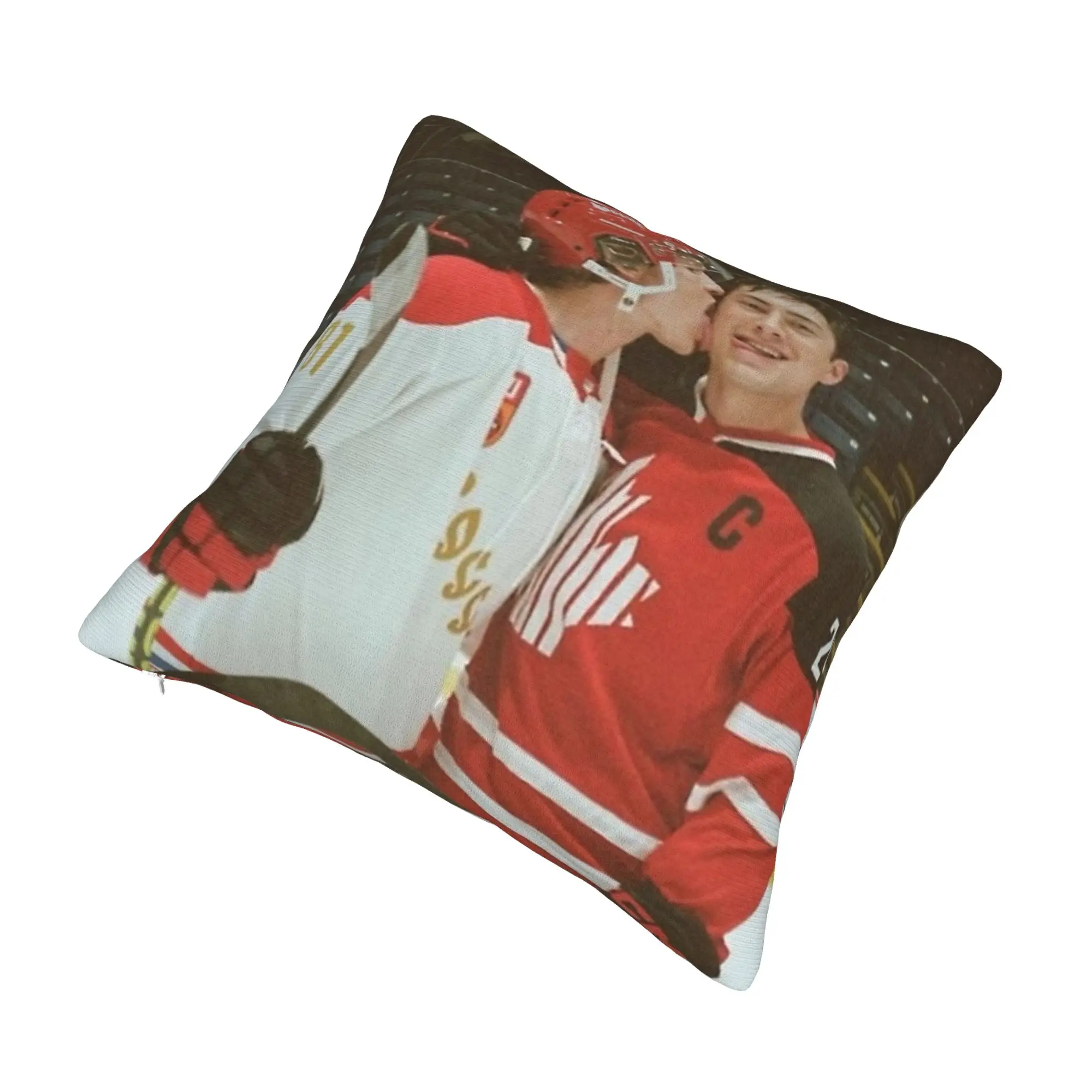 Ilya and Shane Heated Rivalry Pillowcase Soft Polyester Cushion Cover Gift  Throw Pillow Case Cover Home Zippered 40*40cm