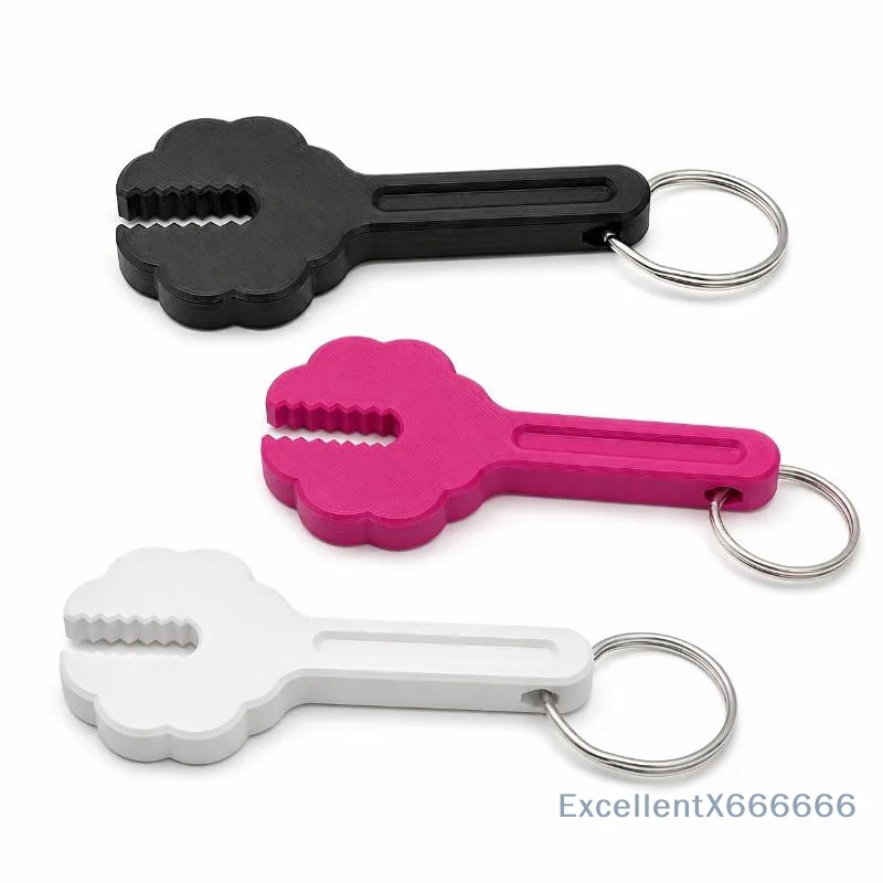 1/3Pcs Portable Plastic Lollipop Opener With Keychain Labor Saving Design For Kids Parties Home Daily Snack Time