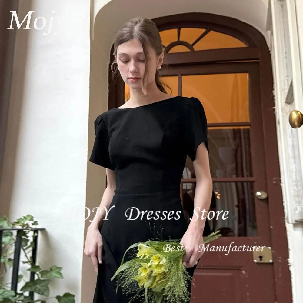 Mojy بدون ظهر 2025 فساتين العروس الجميلة المخصصة فساتين زفاف الأميرة الكورية فستان الزفاف الكوري لالتقاط الصور