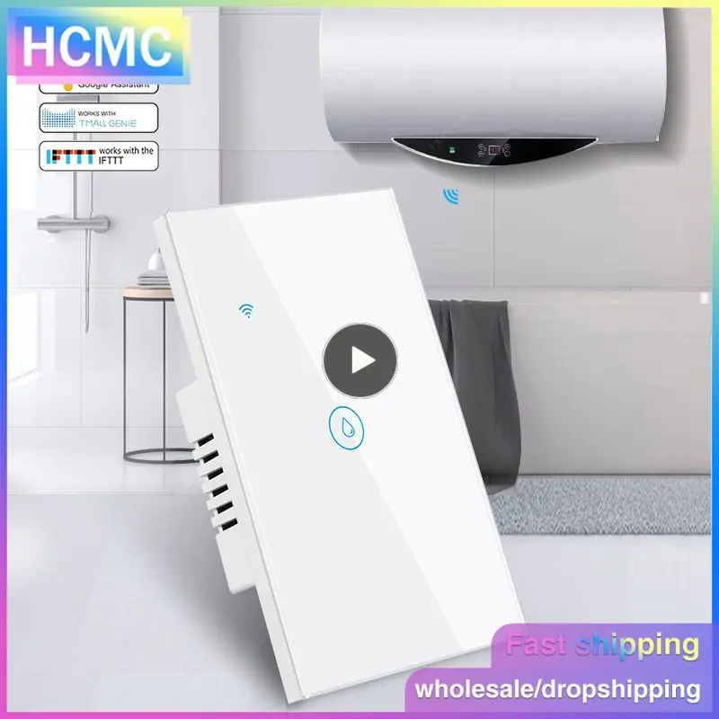 

Automatically Switch Water Heater Voice Remote Wifi Panel Timer Shared Remotely Control Voice Remote Control Smart Switch