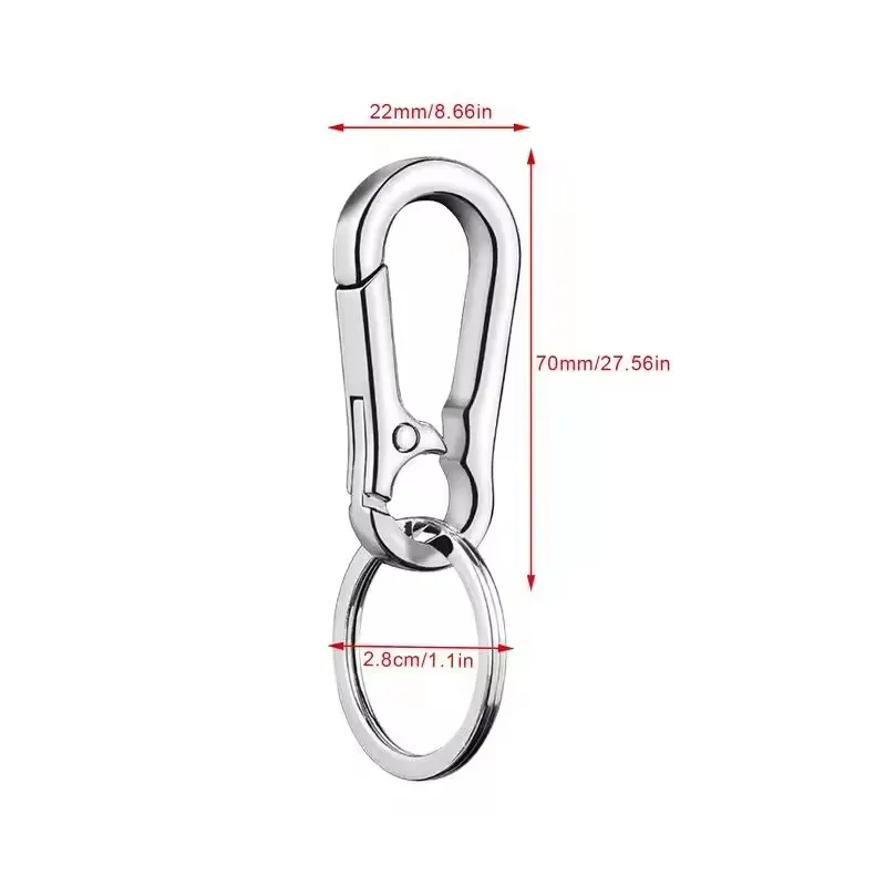 Gourd BUCKLE พวงกุญแจตะขอปีนเขาพวงกุญแจรถ Simple Strong Carabiner รูปร่างพวงกุญแจอุปกรณ์เสริมโลหะ VINTAGE Key CHAIN แหวน