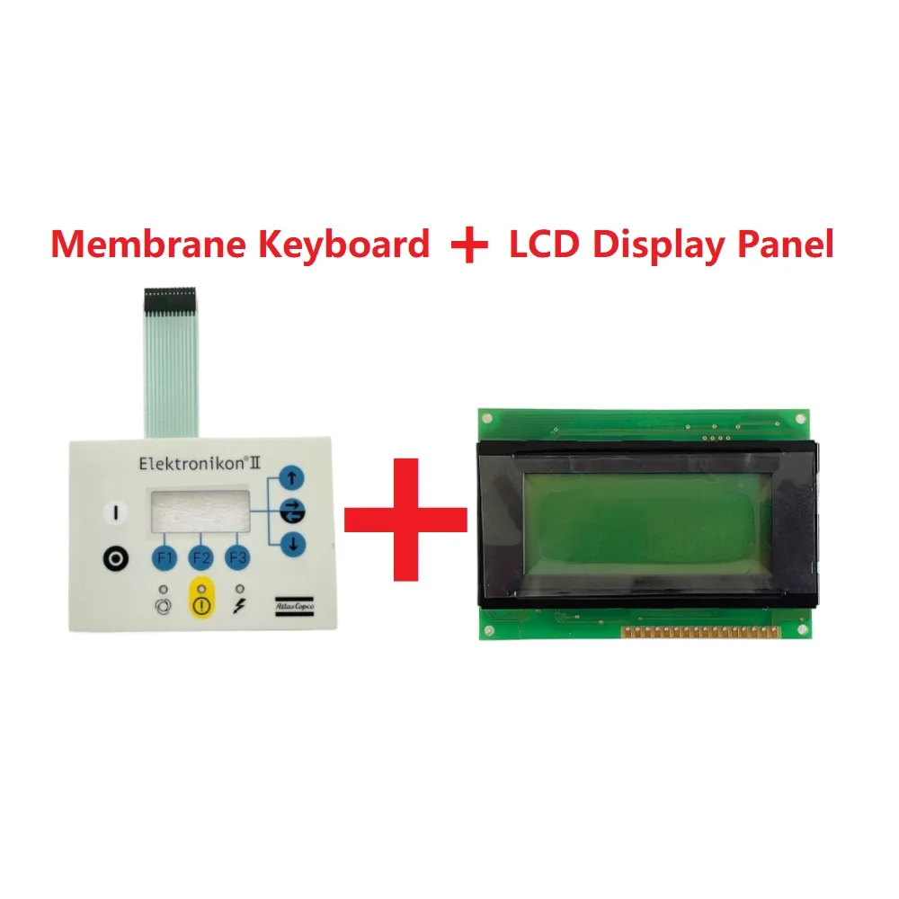 

LCD Display Panel With Membrane Keyboard For ATLAS COPCO ELEKTRONIKON II 1900071281 Membrane Keyboard Panel Keypad Repair