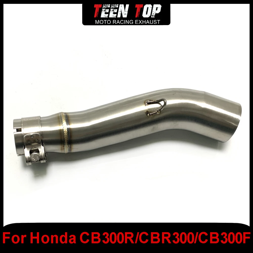 

Motor Bike Escape Mid Connection Pipe For Honda CB300R/CBR300/CB300F Exhaust Modified Middle Link Pipe 2018-2021 Steel