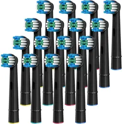 Black Replacement Brush Heads for Oral Basic Cleaning -B Electric toothbrush nozzle Bristles D100 D25 D30 D32 4739 3709 3744