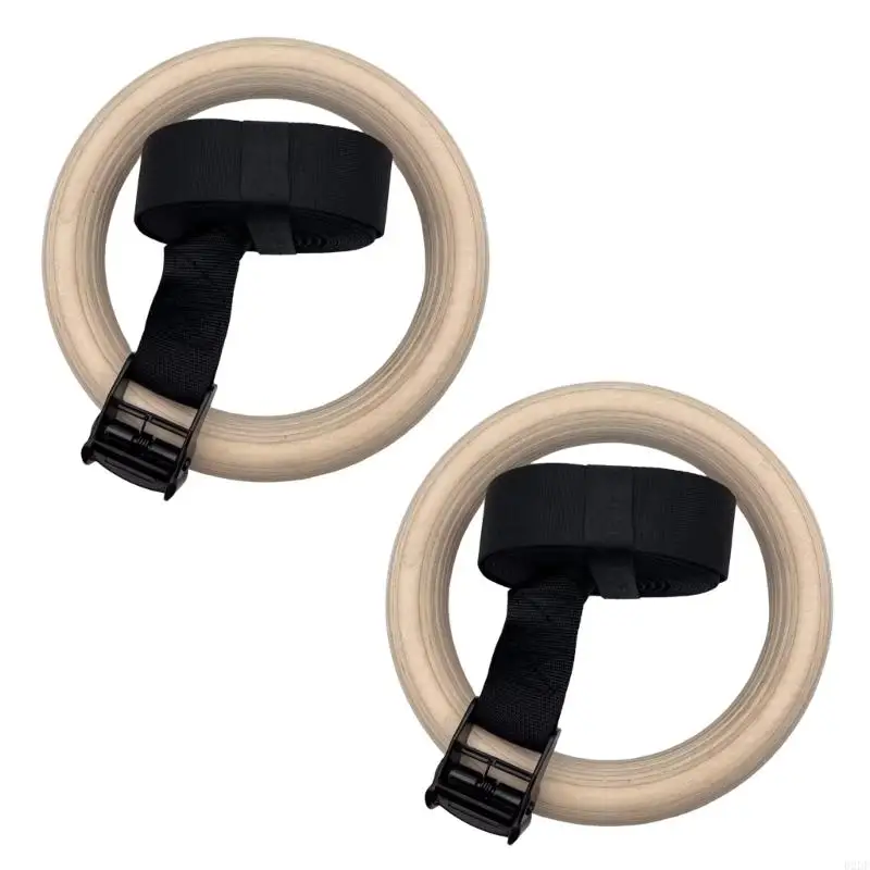  Adjustable Gymnastic Rings With Precisely Scale Strap Full Body Workout Rings